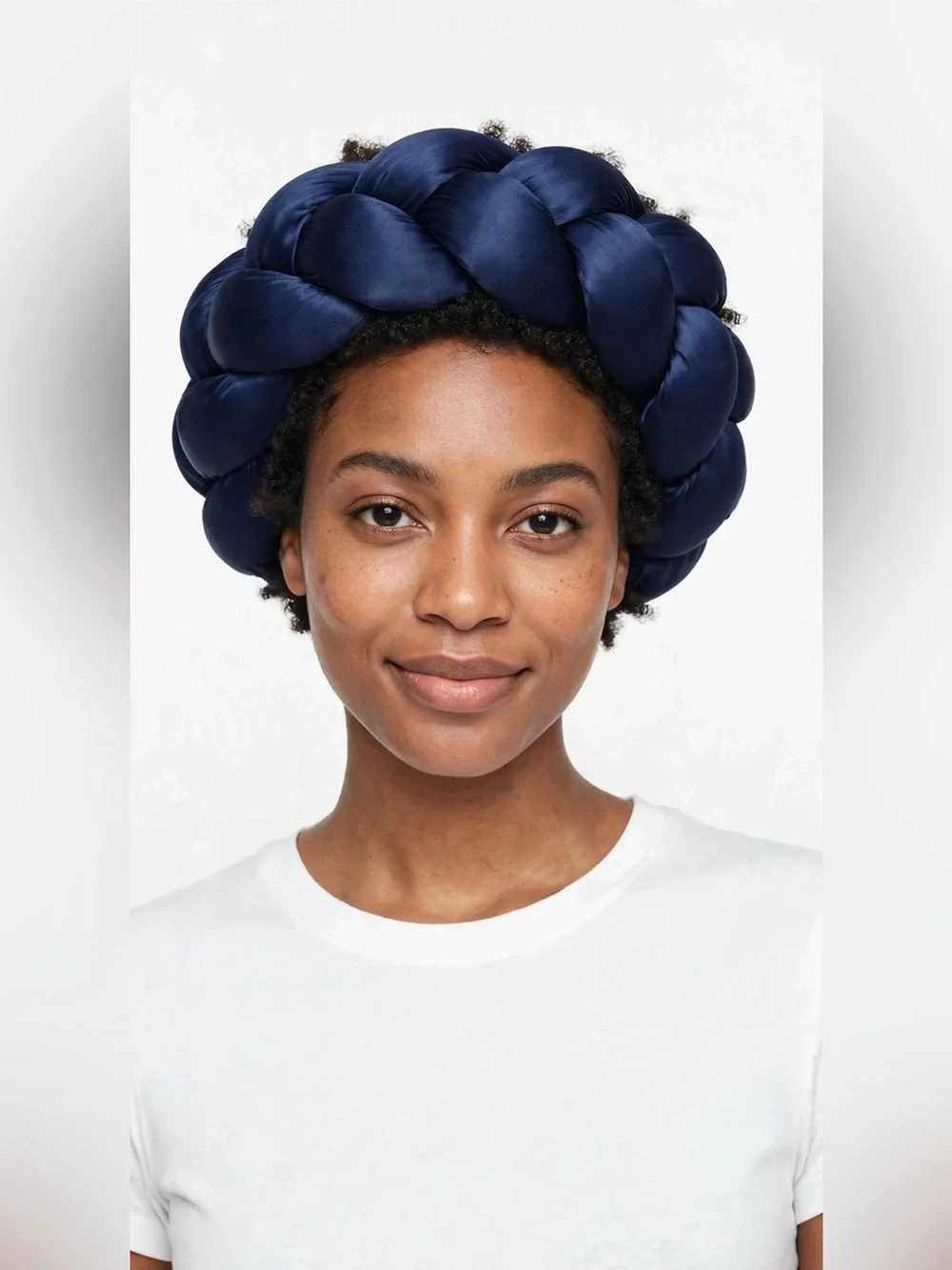 Braided Crown Headband in Dark Brown